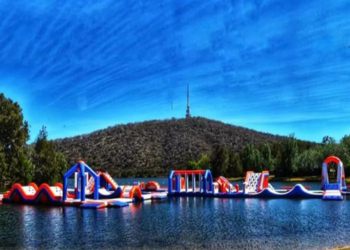 Wholesale Lake Infaltable Water Park Obstacle Course Floating Playground from china suppliers
