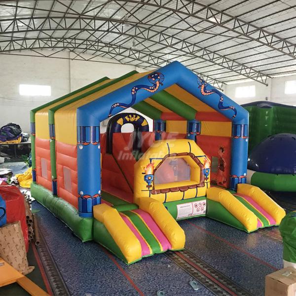 Quality 0.55mm PVC Inflatable Bouncer Jumping Castle OEM Bouncy House For Kids And Adults for sale