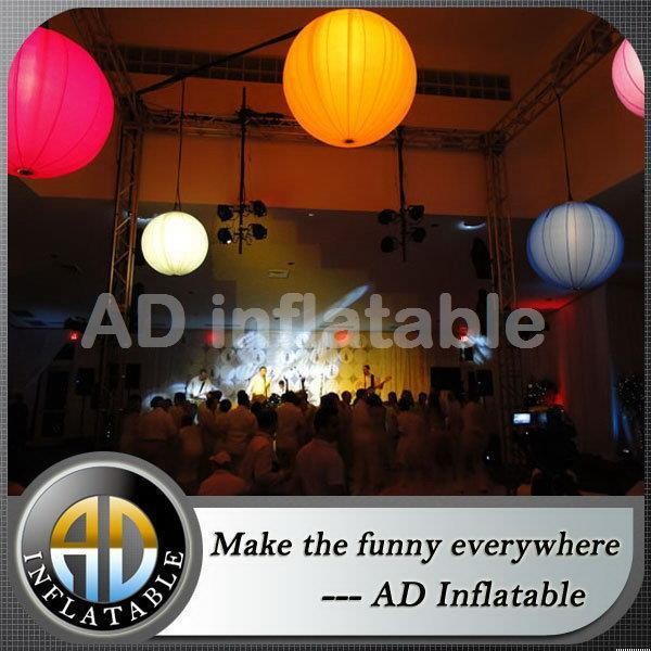Wholesale Color changing inflatable large helium balloon light from china suppliers