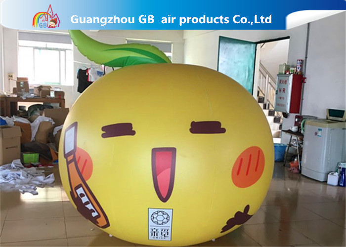 Wholesale Yellow Ball Apple Shape Inflated Helium Balloons Smile Airtight For Advertisement from china suppliers