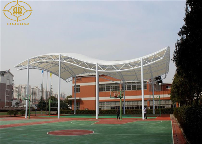 Wholesale UV Resistant Membrane Tent Structures PVDF Or PTFE Steel Frame For Basketball Court from china suppliers