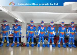 Wholesale Advertising Oxford Cloth Blue Inflatable Superman With Blower 3m High from china suppliers