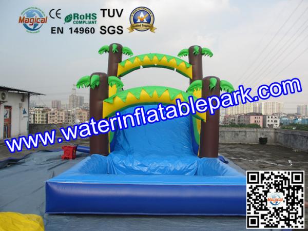 Quality Popular Inflatable Wet Slide For Rental Business / Party Inflatable Slide Rentals for sale