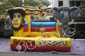 Wholesale inflatable lion and elephant  bouncer castle from china suppliers