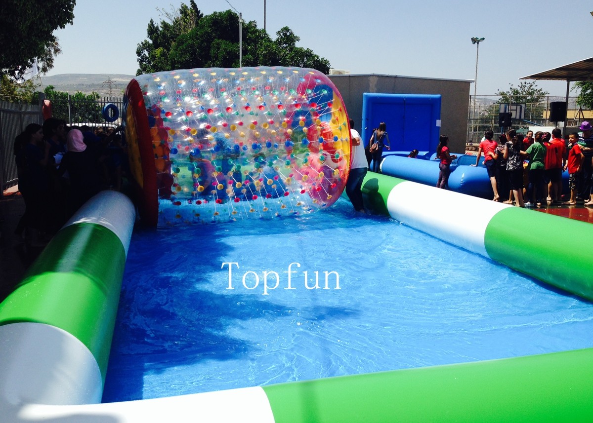 Wholesale Customized Commercial Inflatable Pool / Large Inflatable Swimming Pool For Water Roller Balls from china suppliers