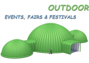 Wholesale Igloo Air Tents connected with long connecting tunnels from china suppliers
