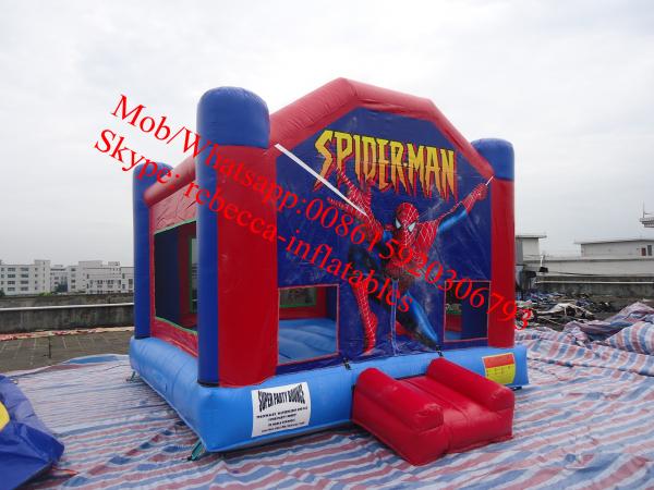 Quality inflatable spider man bouncy castle castle toy inflatable jumping castle for sale for sale