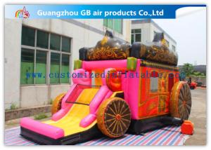 Wholesale Giant Outdoor Car Inflatable Princess Bouncy Castle With Slide For Children Toys from china suppliers