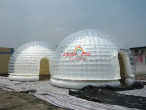 Wholesale 5m Diameter Clear Airtight Inflatable Dome Tent for exibition from china suppliers