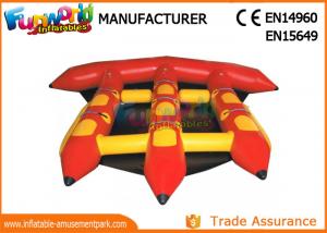 Wholesale 0.9mm PVC Tarpaulin Inflatable Water Toys For Adults / Lake Flying Fish Water Sport from china suppliers
