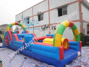 Wholesale Inflatable colourful obstacle course,inflatable standard obstacle course from china suppliers