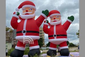 Wholesale Giant Inflatable Christmas Santa Claus 6m 8m 10m Commercial Outdoor Display Advertising from china suppliers