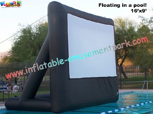 Quality Custom Inflatable Movie Screen For Outdoor And Indoor Projection Movie Rental for sale