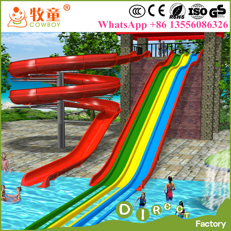 Wholesale Private Pool Slides Open Spiral Slides and Rainbow Slides Made In China from china suppliers