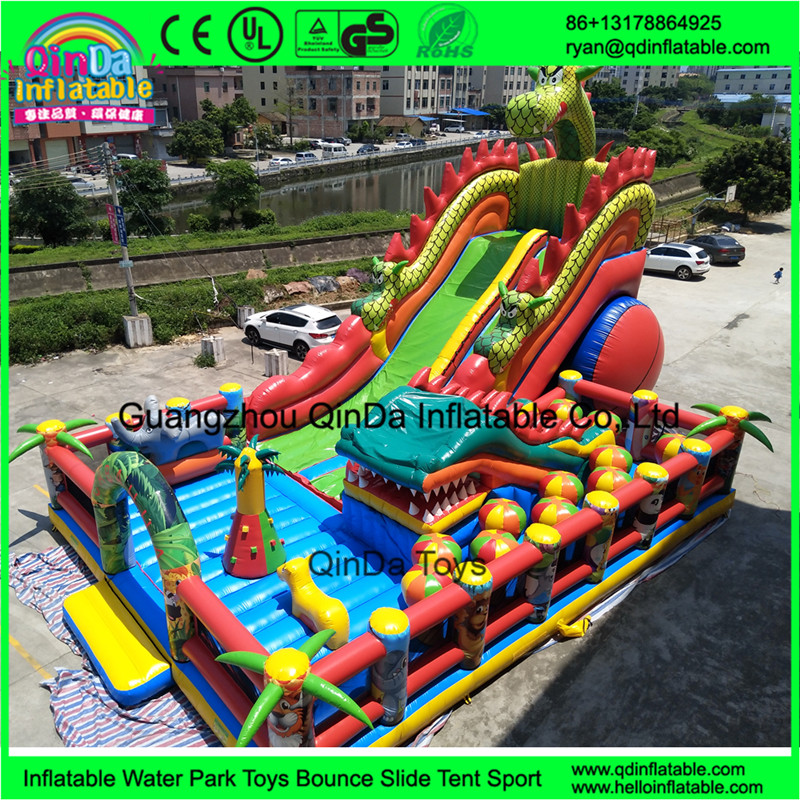 Cheap Kids Inflatable Amusement Park Customized Giant Inflatable Amusement Park