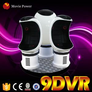 China Interactive Virtual Reality Electric 9D Action Cinema System 1 / 2 / 3 Cabins on sale
