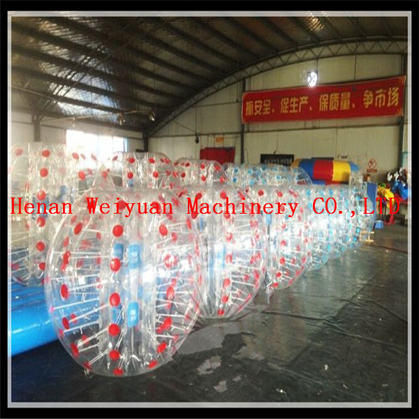 Quality High quality football games RED and BLUE inflatable human bubble balls bumper balls/soccer bubbles for sale