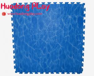 Wholesale Blue Outdoor Rubber Flooring , EVA Playground Safety Mats Soft Touch from china suppliers