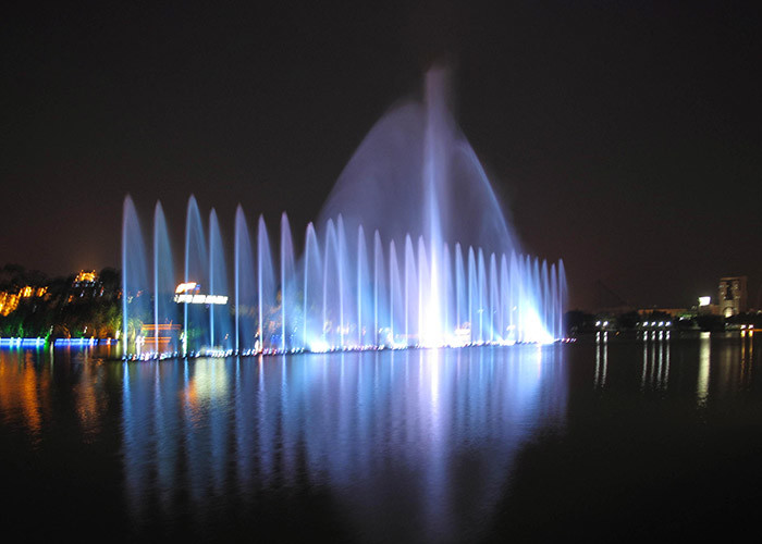 Wholesale Outdoor Playing Musical Water Fountain With Led Underwater Lights PC Controlled from china suppliers
