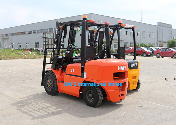 Wholesale OEM 3.5T Warehouse Forklift FD35 , Diesel Operated Forklift 2 Stage 4m Mast from china suppliers