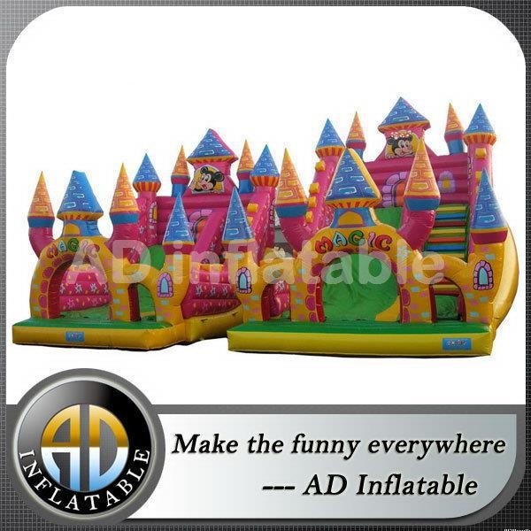 Wholesale Newest mickey mouse playground inflatable slide from china suppliers