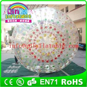 Wholesale QinDa Inflatable water rolling ball aqua zorb ball hamster playing ball from china suppliers
