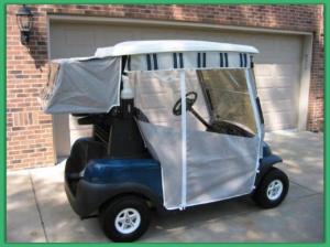 Wholesale Track Style Golf Cart Enclosures 3  Sided Nylon Golf Cart Covers Light Weigh from china suppliers