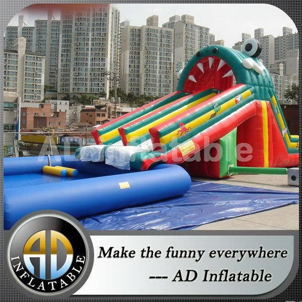 Wholesale Perfect professional inflatable slides water pool from china suppliers