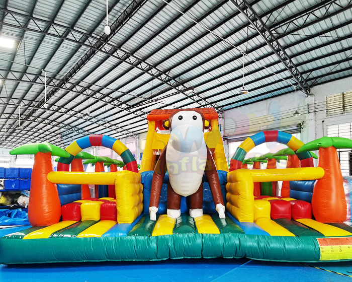 Wholesale Amusement Park 1000D Inflatable Bounce House Double Stitching from china suppliers
