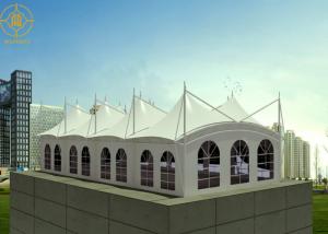Wholesale Restaurant Structure 3000N  PVDF Tensile Roof Canopy from china suppliers