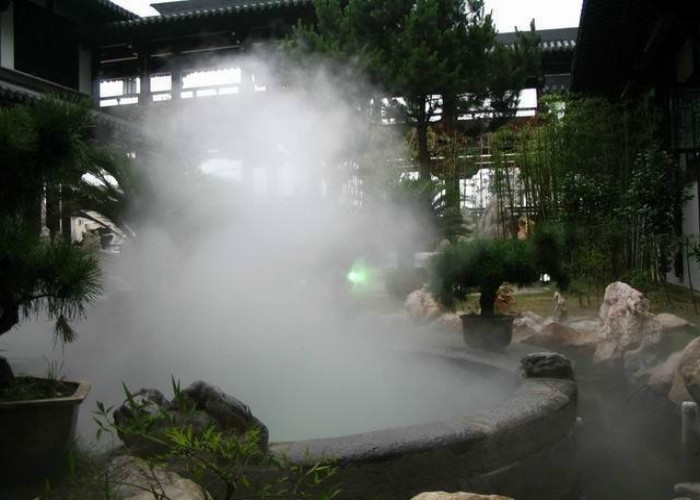 Wholesale Electric Smoking Water Fog Fountain , Large Misting Fountains With Lights from china suppliers