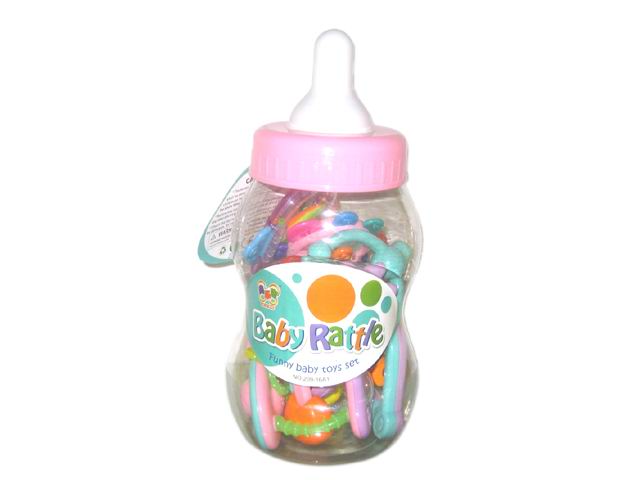 Wholesale Baby rattles toys in cute bottle(10pcs) from china suppliers