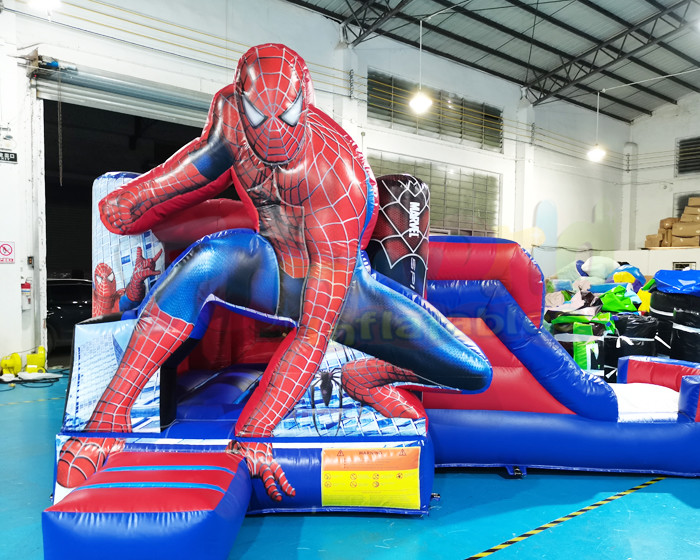 Wholesale 1000D Superhero Bounce House Combo Inflatable Jumping Castle from china suppliers