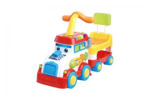 Wholesale Electronic musical toys happy car head baby walker with seat(ride-on or push forward) from china suppliers