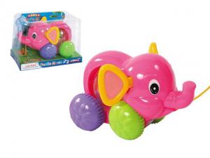 Wholesale Cable toys elephant with music and light plastic toys from china suppliers
