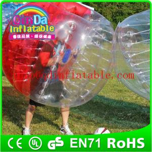 Wholesale Inlfatable Color Bumper Ball Bubble Football  Soccer Body Zorb bubble soccer ball suit from china suppliers