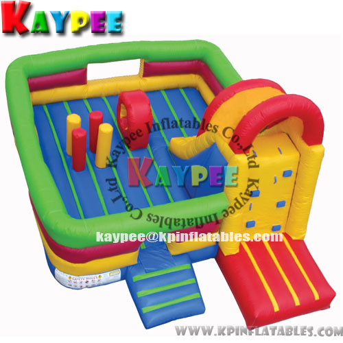 Wholesale Fun zone combo for kid ,inflatable combo game, bouncer with slide obstacle KCB035 from china suppliers