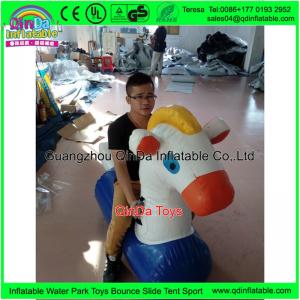 Wholesale Edurable 1.5m Long Inflatable My Little Pony Yellow 0.18mm Pony Chair For  Playground Equipment from china suppliers