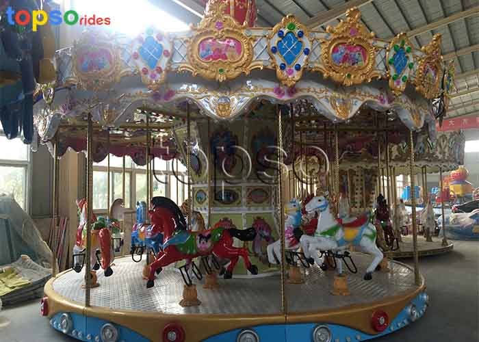 Wholesale City Park  Merry Go Round Ride Galloping Horses Carousel 16 Passengers from china suppliers