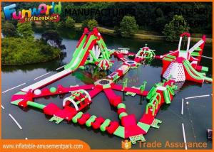 Wholesale 0.9mm Vinyl Custom Inflatable Water Parks For Outside Entertainment from china suppliers
