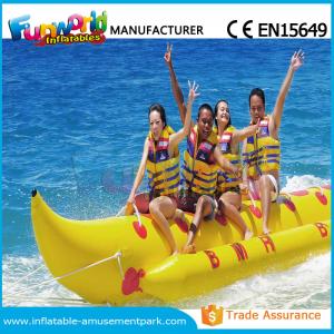 Wholesale Banana Boat Inflatable Water Toys / Water Towable Tube with Customized Size from china suppliers