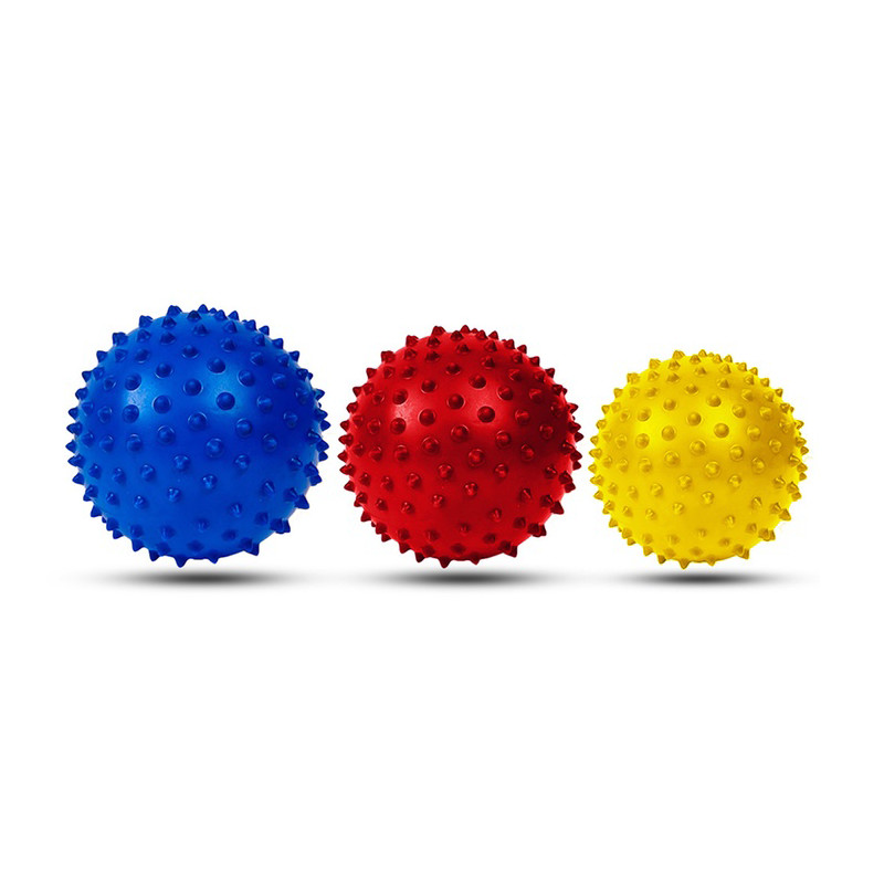 Wholesale Spiky Massage Balls For Foot, Back, Muscles ，3 Soft To Firm Spiked Massager Roller Orb Set For Plantar Fasciitis from china suppliers