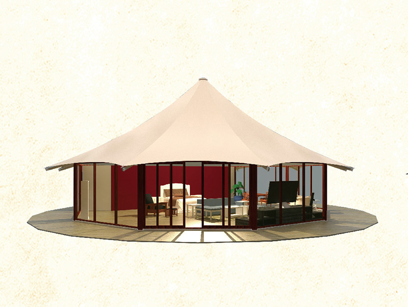 Wholesale High Strength Luxury Resort Tents Weather Resistance Easy Installation from china suppliers