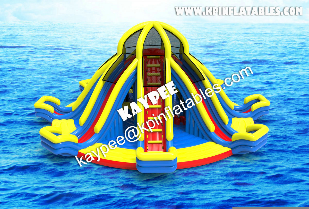 Wholesale Inflatable multiple Water slide for Aqua Park from china suppliers