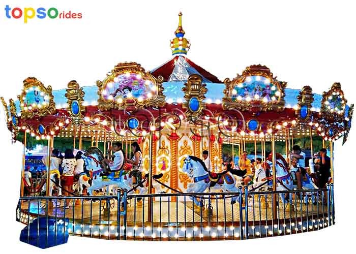 Wholesale Amusement Park 36 Seat Galloping Horses Carousel Attraction Outdoor Playground from china suppliers