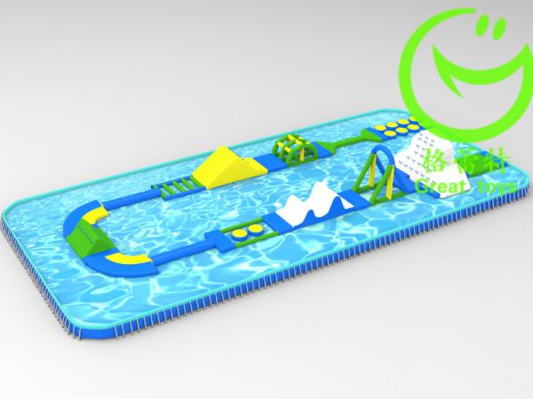 Quality Inflatable floating water park with warranty 48months from GREAT TOYS LTD for sale