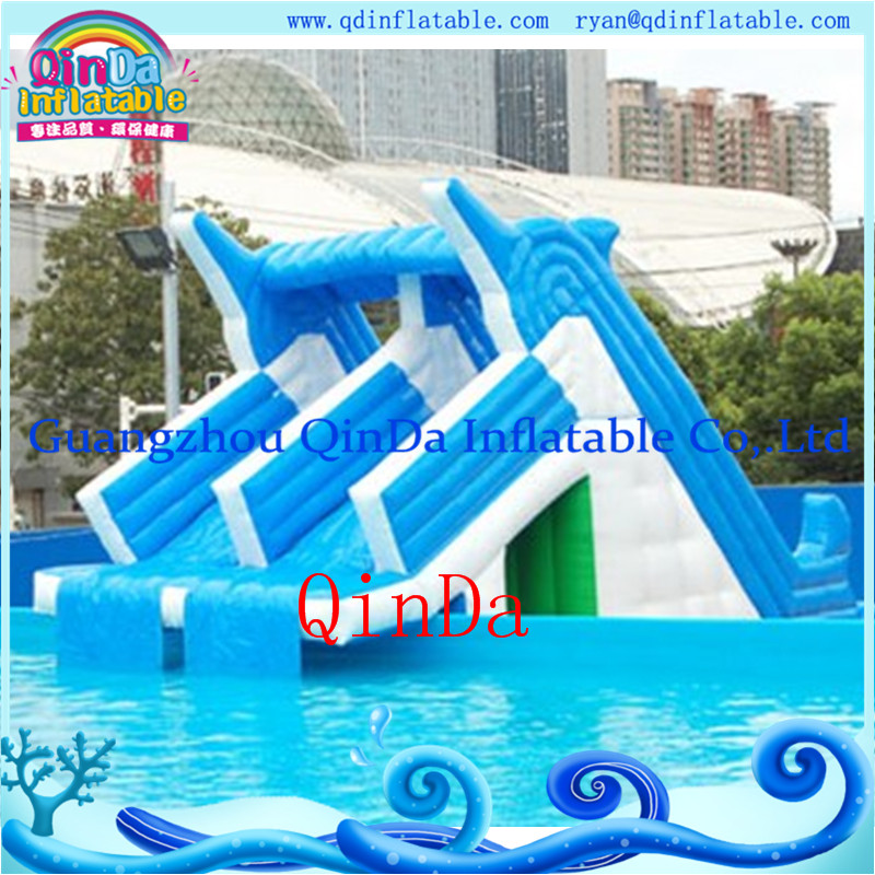 Wholesale Giant lake inflatable water slide for sale inflatable pool slides for inground pools from china suppliers