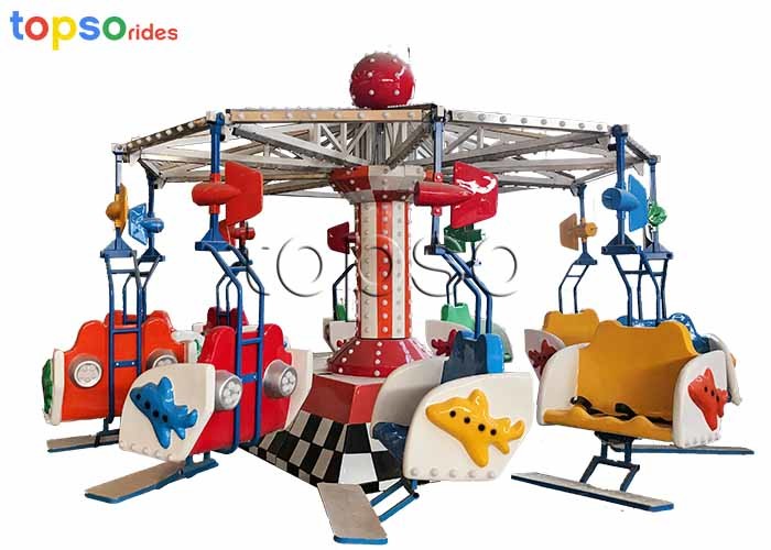 Wholesale Kids Attraction Double Ride Space Flying Chair Outdoor Amusement Park 20 Seat from china suppliers