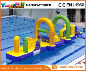 Wholesale 0.55 MM PVC Tarpaulin Inflatable Water Toys / Inflatable Obstacle Course For Water Park from china suppliers