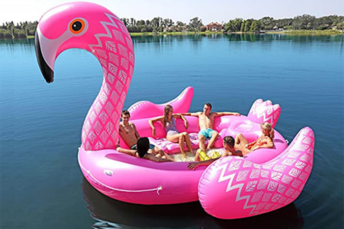Wholesale Giant Pink Inflatable Flamingo Pool Float Outdoor Lake Adults Float Inflatable For Party from china suppliers